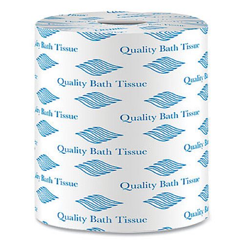GEN Bath Tissue, Septic Safe, 2 Ply, White, 500 Sheets/Roll, 96 Rolls/Carton