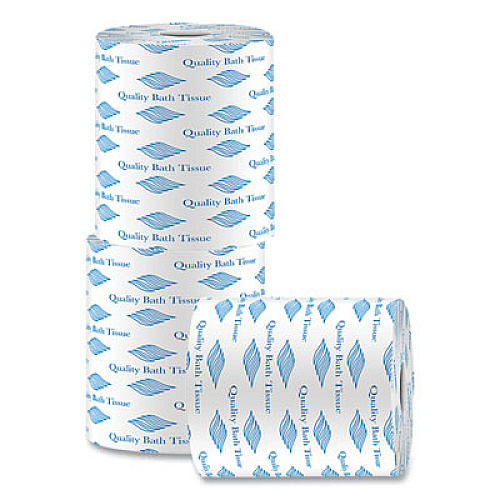 GEN Bath Tissue, Septic Safe, 2 Ply, White, 500 Sheets/Roll, 96 Rolls/Carton