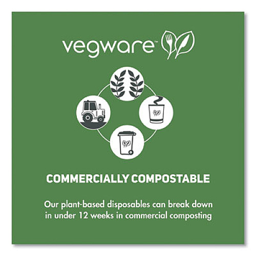 Vegware Portion Pots, 2 oz, Plastic, Clear, 2,000/Carton (CF7057)