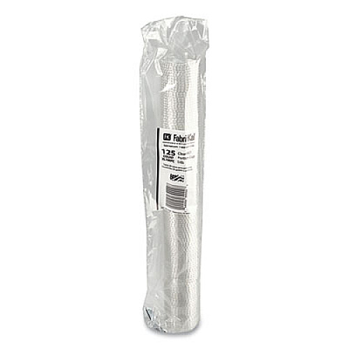 Fabri-Kal Portion Cup Lids, Fits 0.75 oz to 1 oz Portion Cups, Plastic, Clear, 2,500/Carton (XL100PC)