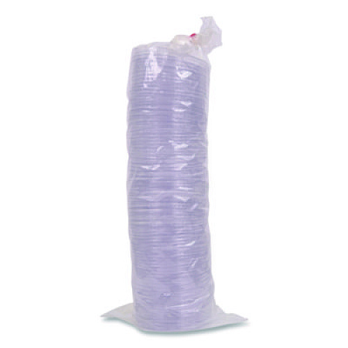 Eco-Products GreenStripe Cold Cup Flat Lids, Fits 9 oz to 24 oz Cold Cups, Plastic, Clear, 100/Pack, 10 Packs/Carton (EPFLCC)