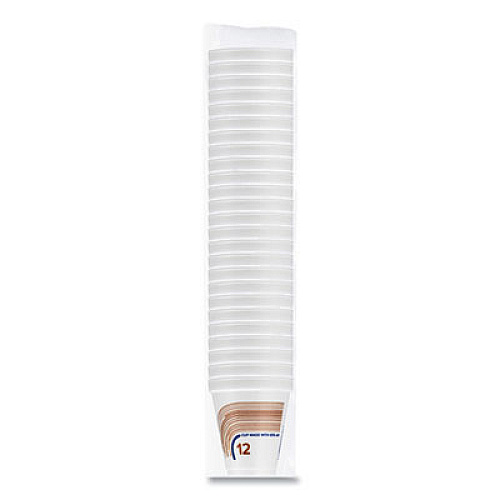 Dart Breeze Hot/Cold Insulated Foam Drinking Cups, 12 oz, Brown/White/Blue, 1,000/Carton (12J16B)
