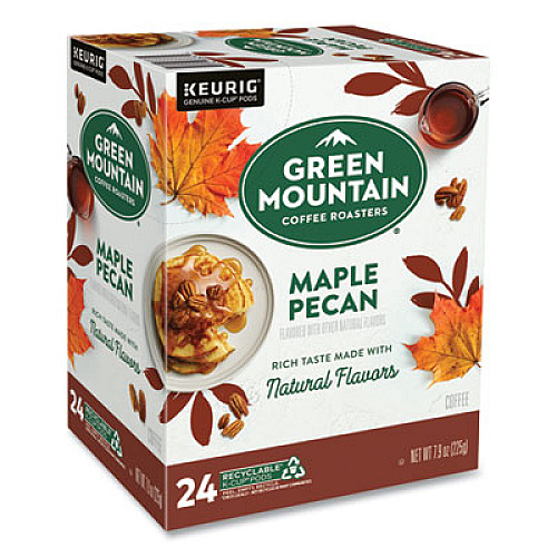 Green Mountain Coffee K-Cup Pods, Maple Pecan, 24/Box (7674)