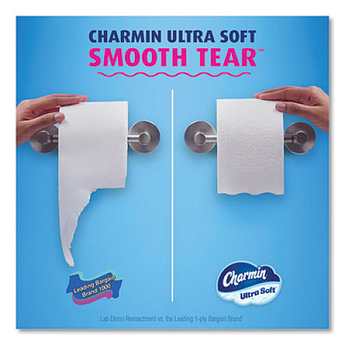 Charmin Ultra Soft Bathroom Tissue, Mega Roll, Septic Safe, 2-Ply, White, 224 Sheets/Roll, 12 Rolls/Pack, 4 Packs/Carton (08813)