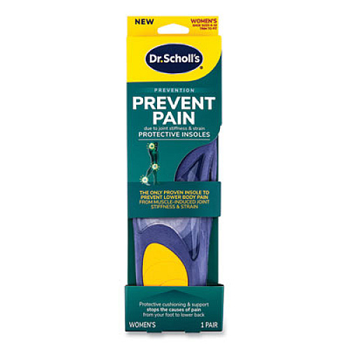 Dr. Scholl's Prevent Pain Protective Insoles for Women, Women's Sizes 6 to 10, Purple (00329)