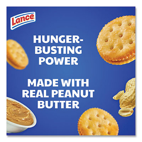 Lance Toasty Crackers, Peanut Butter, 1.25 oz Packet, 24/Box (SN40654)