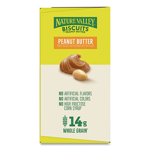 Nature Valley Biscuits, Peanut Butter, 1.35 oz Packet, 16/Box (SN47878)