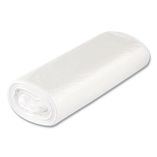 Inteplast Group High-Density Commercial Can Liners, 33 gal, 16 mic, 33" x 40", Clear, Interleaved Roll, 25 Bags/Roll, 10 Rolls/Carton (S334016N)