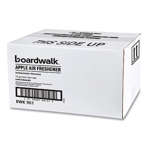Boardwalk Metered Air Freshener Refill, Apple Harvest Scent, 7 oz Aerosol Spray, 12/Carton (901)