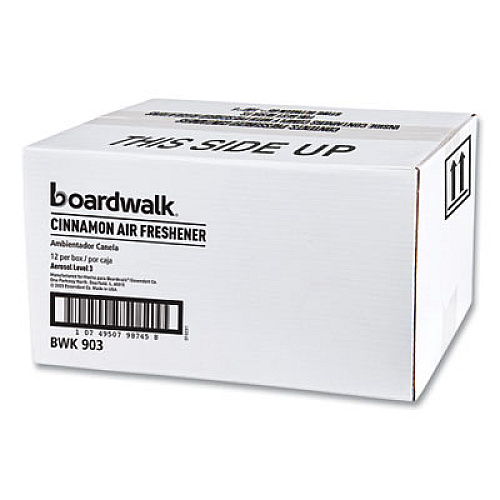 Boardwalk Metered Air Freshener Refill, Cinnamon Sunset Scent, 7 oz Aerosol Spray, 12/Carton (903)