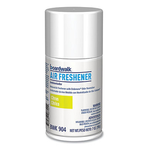 Boardwalk Metered Air Freshener Refill, Citrus Sunrise Scent, 7 oz Aerosol Spray, 12/Carton (904)