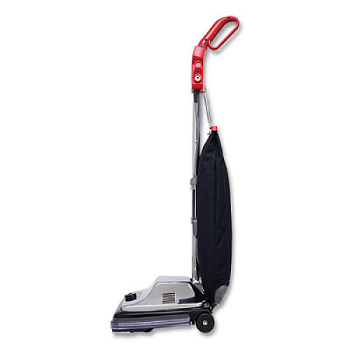 Sanitaire TRADITION QuietClean Upright Vacuum SC889A, 12" Cleaning Path, Gray/Red/Black (SC889D)