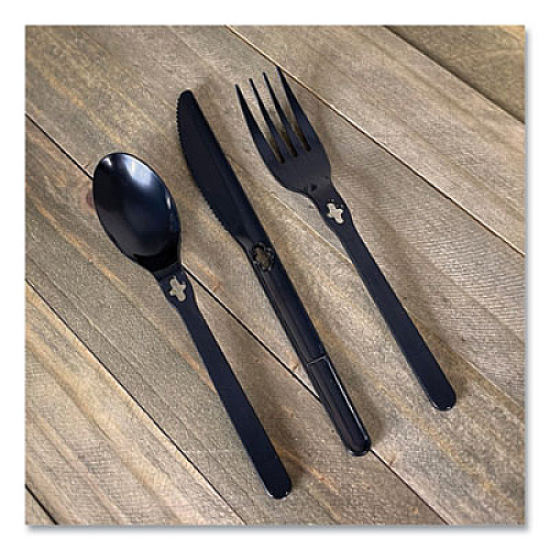 Knife WeGo Polystyrene Utensils, Knife, Plastic, Black, 1,000/Carton (54101102)