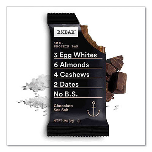 RXBAR Adult Bars, Assorted Flavors, 1.83 oz Bar, 5 Bars/Pack, 3 Packs/Carton (60000771)