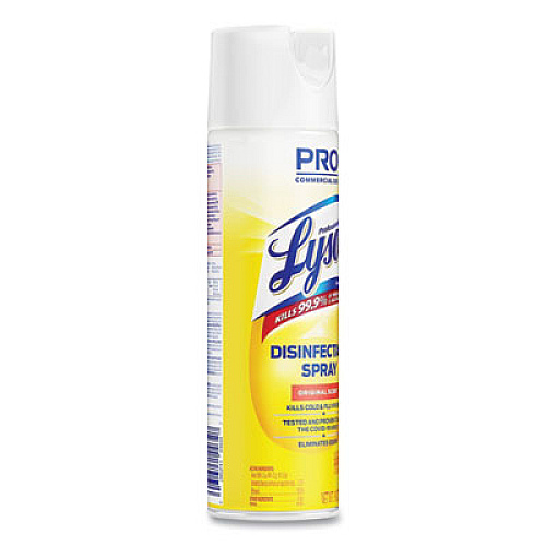 Professional LYSOL Brand Disinfectant Spray, Original Scent, 19 oz Aerosol Spray, 12/Carton (04650CT)