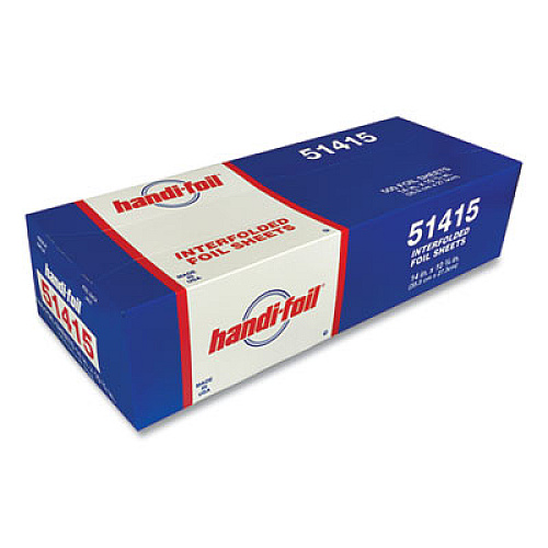HFA Interfolded Foil Sheets, 10.75 x 14, 500/Box, 6 Boxes/Carton (51415)