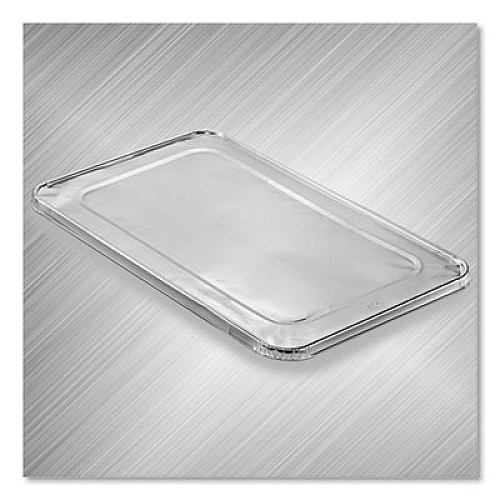 HFA Steam Table Pan Lids, Full Curl Edge, Fits Full-Size Pan, 0.62" Deep, 12.87 x 20.81, 50/Carton (20504550FC)