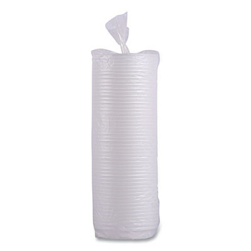 Boardwalk Hot Cup Lids, Fits 8 oz Hot Cups, Plastic, White, 50/Sleeve, 20 Sleeves/Carton (HOTWH8)