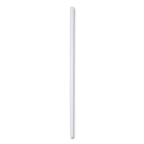 Boardwalk Wrapped Jumbo Straws, 7.75", Polypropylene, Clear, 500/Pack, 24 Packs/Carton (JSTW775CLR)