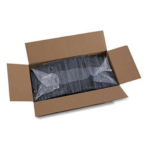 Boardwalk Heavyweight Polystyrene Cutlery, Knife, Plastic, Black, 1,000/Carton (KNIFEHWBLA)