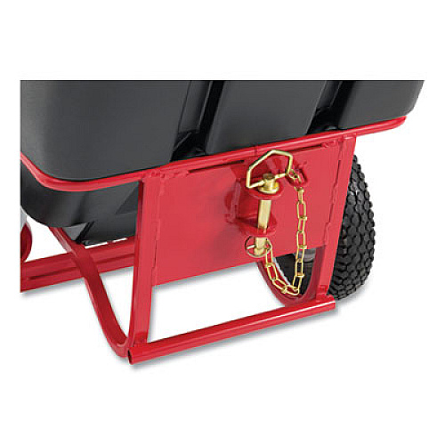 Rubbermaid Commercial 1 cu yd BRUTE Rotomolded Towable Tilt Truck, 2,100 lb Capacity, Black (FG131641BLA)
