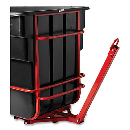Rubbermaid Commercial 1 cu yd BRUTE Rotomolded Towable Tilt Truck, 2,100 lb Capacity, Black (FG131641BLA)