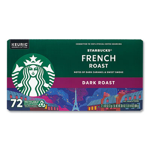 Starbucks French Roast K-Cups, 72/Carton (22002159)