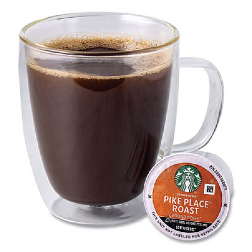 Starbucks Pike Place Coffee K-Cups, Pike Place Roast, 72/Carton (22002158)