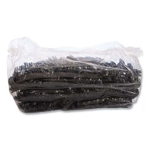SOLO Reliance Mediumweight Cutlery, Soup Spoon, Plastic, Black, 1,000/Carton (RSKS0004)