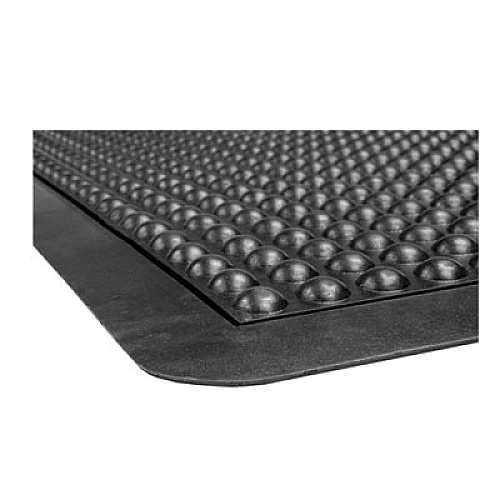 Crown Yoga-Flex, Rectangular, Black High/Low Bubble Surface, 24" x 36" (YF0023BK)