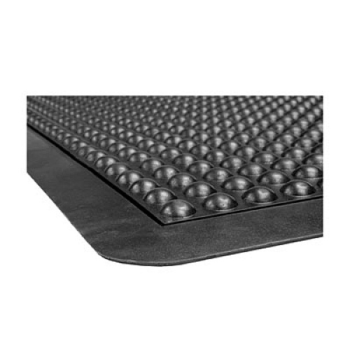 Crown Yoga-Flex, Rectangular, Black High/Low Bubble Surface, 36" x 48" (YF0034BK)