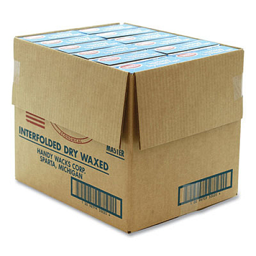 Handy Wacks Interfolded Dry Waxed Paper Deli Sheets, 10.75 x 12, 500/Box, 12 Boxes/Carton (EZ12)