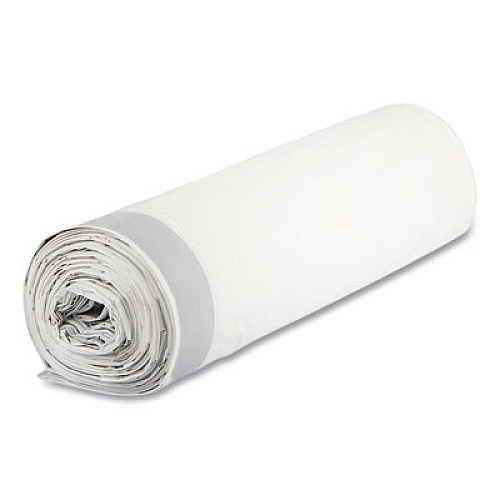 Inteplast Group Draw-Tuff Institutional Draw-Tape Can Liners, Drawstring, 55 gal, 1.9 mil, 42.5" x 35.5", Natural, 10 Bags/Roll, 5 Rolls/CT (DT55DRUM)