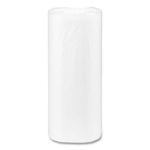 Inteplast Group High-Density Commercial Can Liners, 16 gal, 8 mic, 24" x 33", Natural, Interleaved Roll, 50 Bags/Roll, 20 Rolls/Carton (S243308N)