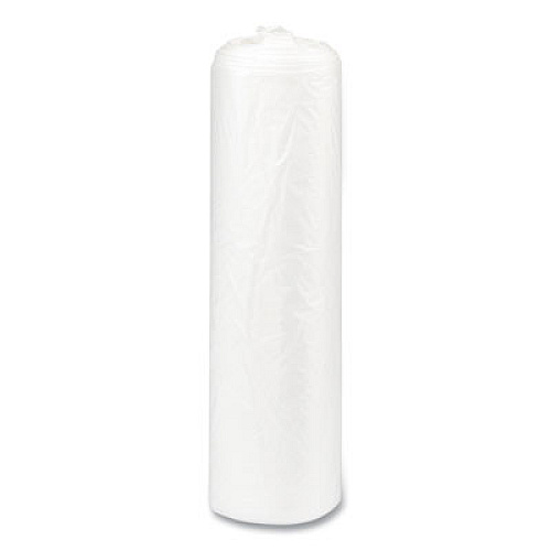 Inteplast Group High-Density Commercial Can Liners, 33 gal, 17 mic, 33" x 40", Clear, Interleaved Roll, 25 Bags/Roll, 10 Rolls/Carton (S334017N)