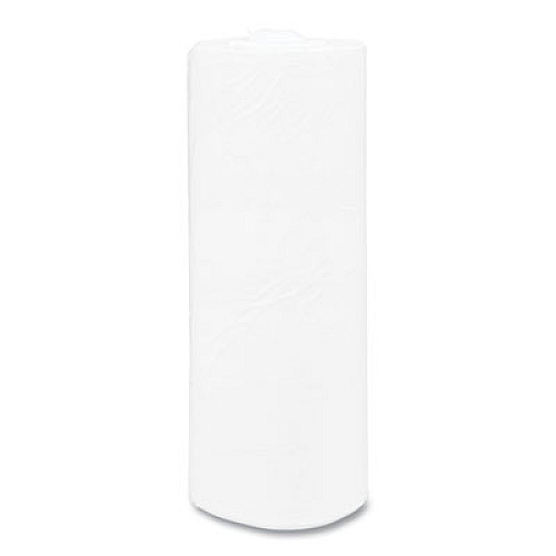 Inteplast Group High-Density Commercial Can Liners, 55 gal, 17 mic, 36" x 60", Clear, Interleaved Roll, 25 Bags/Roll, 8 Rolls/Carton (S366017N)