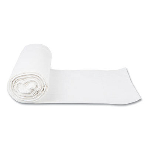 Inteplast Group High-Density Commercial Can Liners, 56 gal, 16 mic, 43" x 48", Natural, Interleaved Roll, 25 Bags/Roll, 8 Rolls/Carton (S434816N)