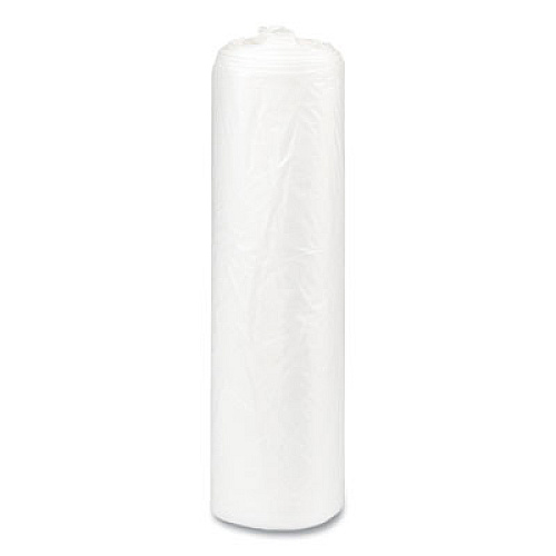 Inteplast Group High-Density Commercial Can Liners, 56 gal, 22 mic, 43" x 48", Natural, Interleaved Roll, 25 Bags/Roll, 8 Rolls/Carton (S434822N)