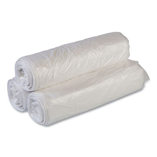 Inteplast Group High-Density Commercial Can Liner Value Pack, 30 gal, 11 mic, 30" x 36", Clear, Interleaved Roll, 25 Bags/Roll, 20 Rolls/CT (VALH3037N13)