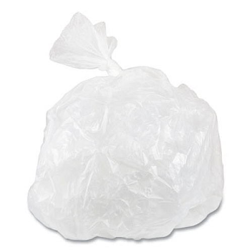 Inteplast Group High-Density Commercial Can Liner Value Pack, 33 gal, 10 mic, 33" x 39", Clear, Interleaved Roll, 25 Bags/Roll, 20 Rolls/CT (VALH3340N11)