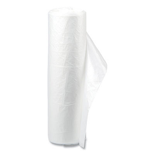 Inteplast Group High-Density Commercial Can Liner Value Pack, 60 gal, 12 mic, 38" x 58", Clear, Interleaved Roll, 25 Bags/Roll, 8 Rolls/CT (VALH3860N14)