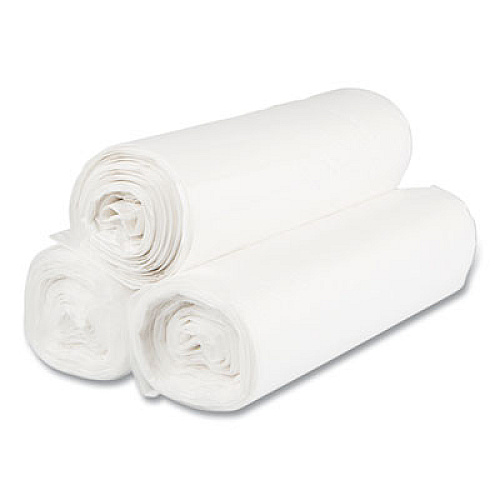 Inteplast Group High-Density Commercial Can Liner Value Pack, 60 gal, 14 mic, 38" x 58", Clear, Interleaved Roll, 25 Bags/Roll, 8 Rolls/CT (VALH3860N16)
