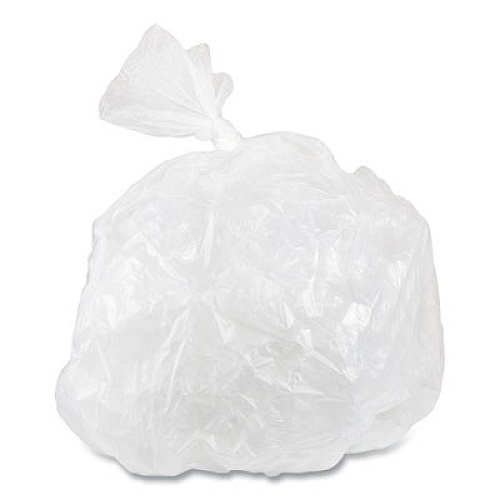 Inteplast Group High-Density Commercial Can Liner Value Pack, 60 gal, 14 mic, 38" x 58", Clear, Interleaved Roll, 25 Bags/Roll, 8 Rolls/CT (VALH3860N16)