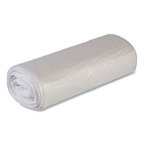 Inteplast Group High-Density Commercial Can Liner Value Pack, 60 gal, 14 mic, 43" x 46", Clear, Interleaved Roll, 25 Bags/Roll, 8 Rolls/CT (VALH4348N16)