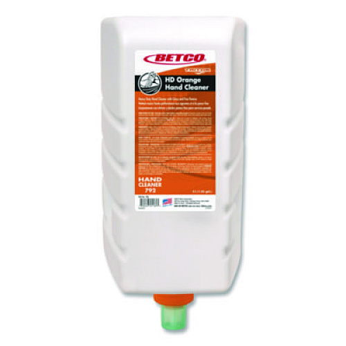 Betco HD Orange Hand Cleaner Refill, For Triton Dispensers, Citrus Zest Scent, 4 L, 4/Carton (7923100)