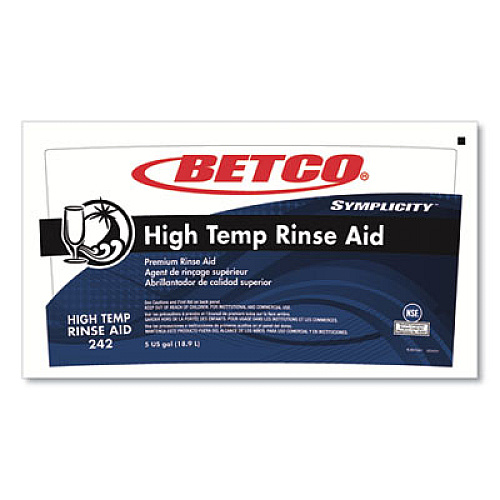 Betco Symplicity High Temp Rinse Aid, 5 gal Pail (2427800)