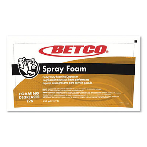 Betco Spray Foam Degreaser, Unscented, 5 gal Pail (1260500)