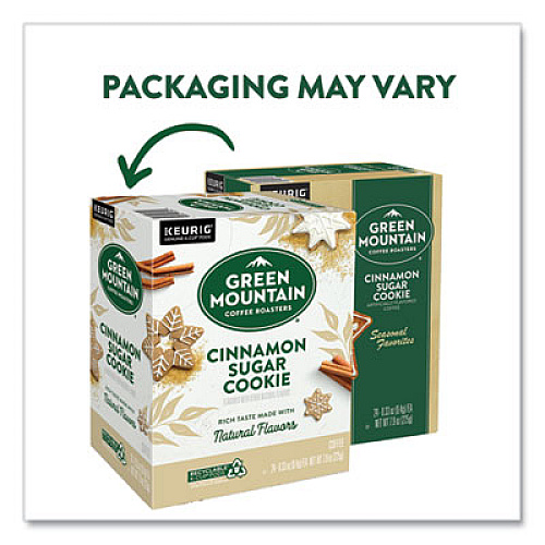 Green Mountain Coffee Cinnamon Sugar Cookie Coffee K-Cups, 24/Box (5814)