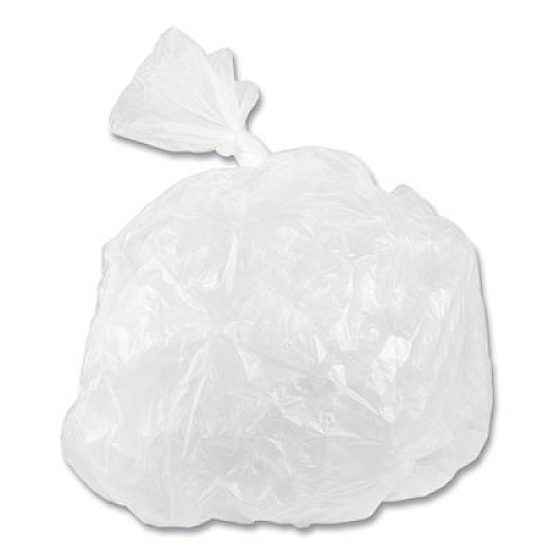 Inteplast Group Low-Density Commercial Can Liners, 16 gal, 0.35 mil, 24" x 33", Clear, Perforated Roll, 50 Bags/Roll, 20 Rolls/Carton (SL2433LTN)