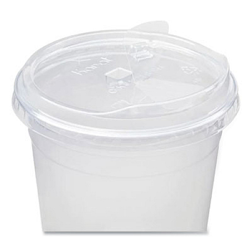 Karat PET Lids, Strawless Sipper, Fits 32 oz Cold Cups, Plastic, Clear, 1,000/Carton (CKC107TSSH)